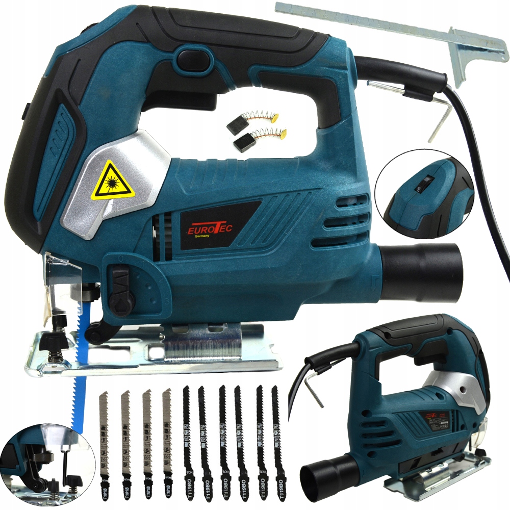 

Wyrzynarka Piła Do Drewna Laserem Led Zestaw