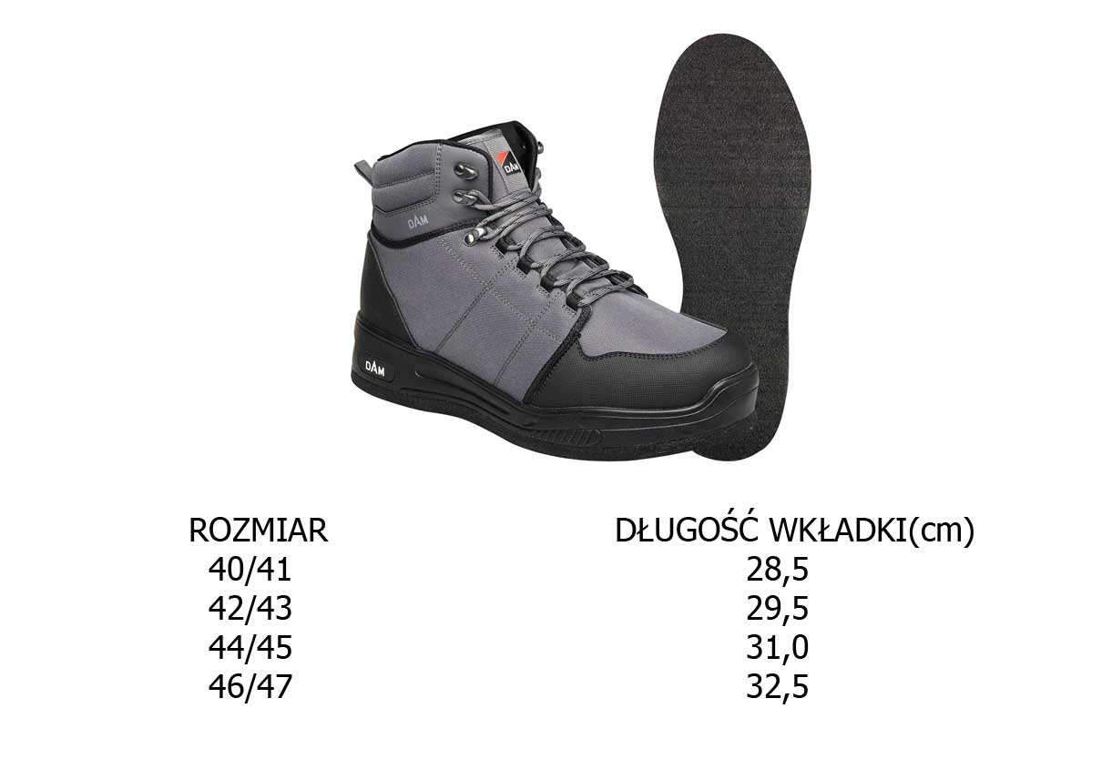 BUTY DO BRODZENIA DAM ICONIC-44/45 Marka Dam