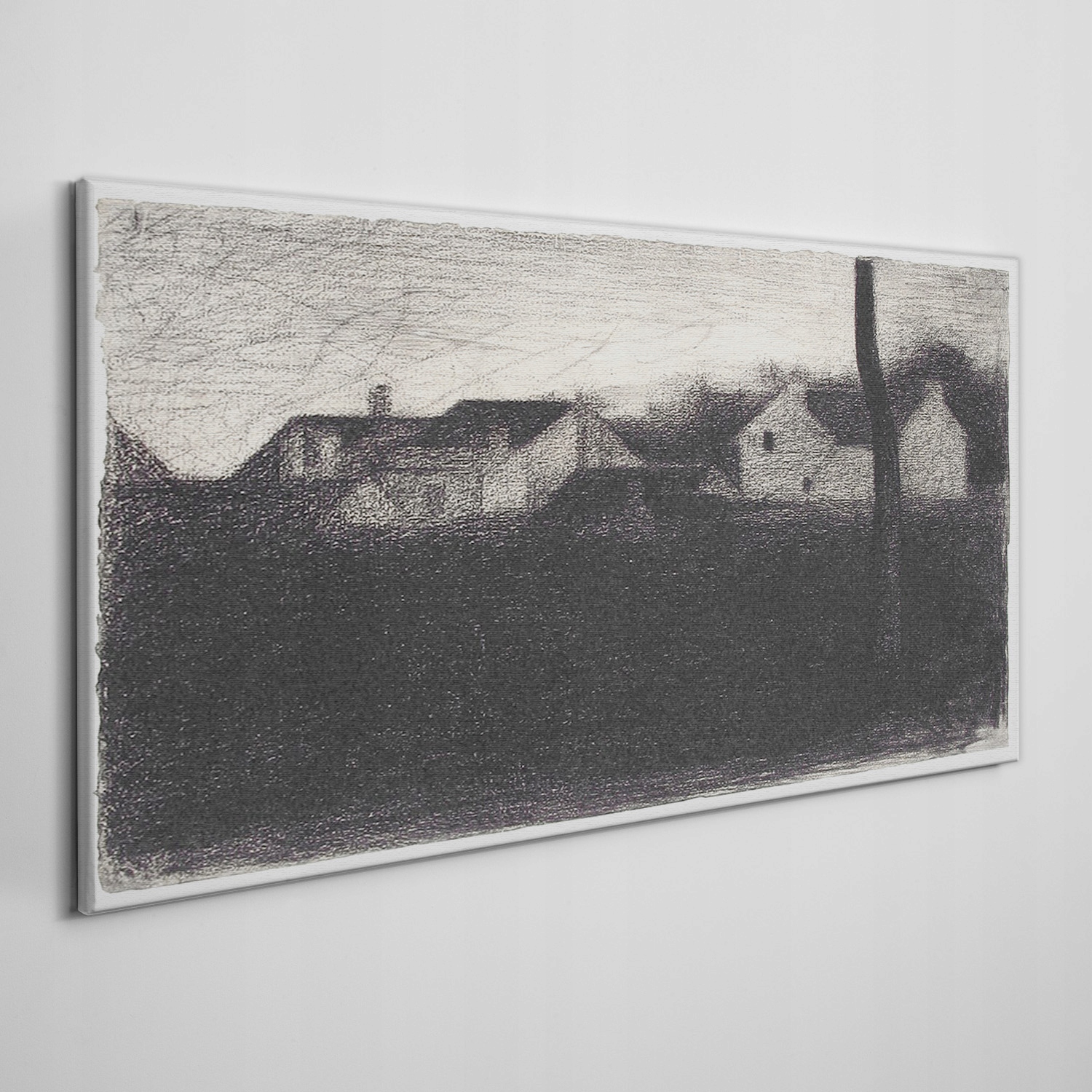 

Obraz płótno Krajobraz domy georges Seurat 140x70