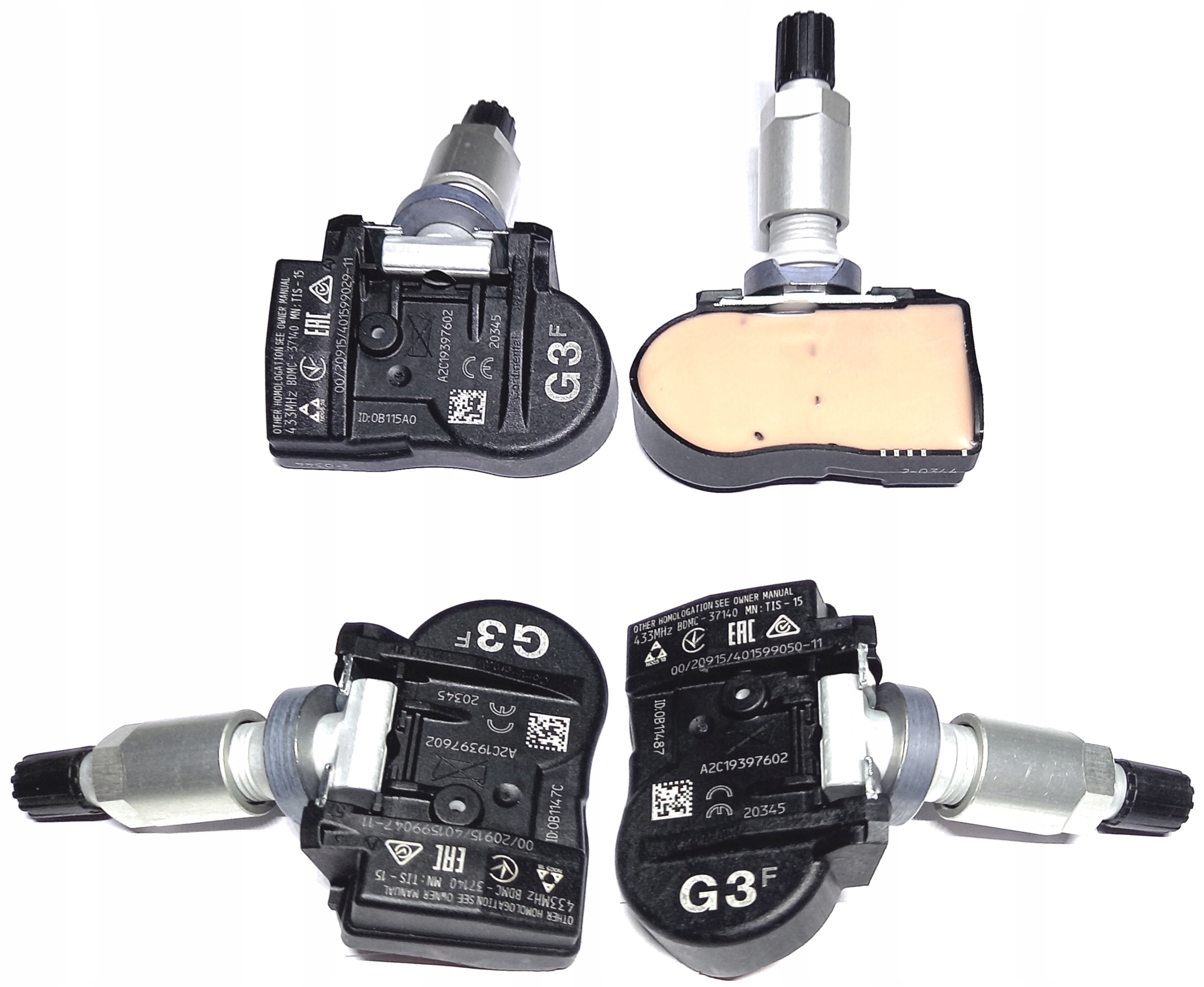 Snímače Tlaku V Kolese Tpms Komplet Originál Mazda 2 3 5 6 CX-5 MX-5