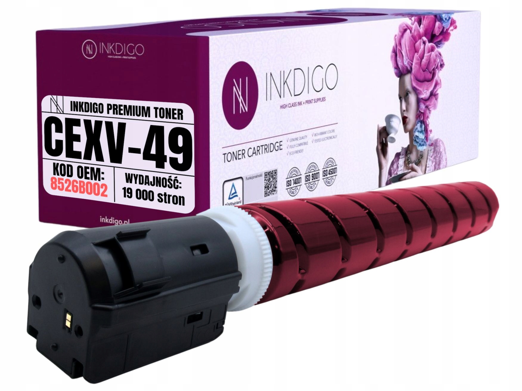 CEXV49 Náhradní toner pro Canon Imagerunner Advance C 3320 3325 3330 3500