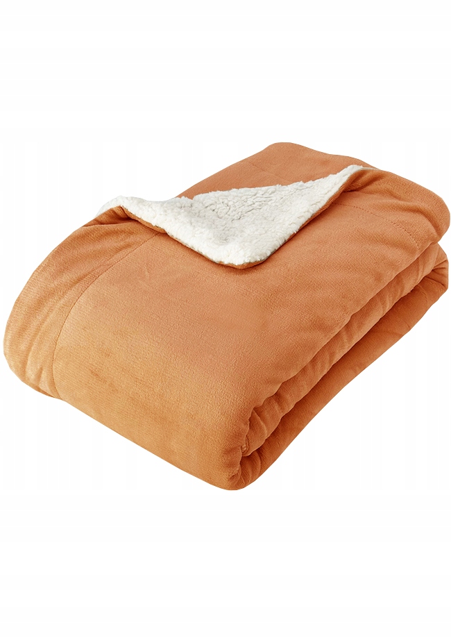 Deka mikrovlákno ovečka/beránek 150x200cm Pomeranč