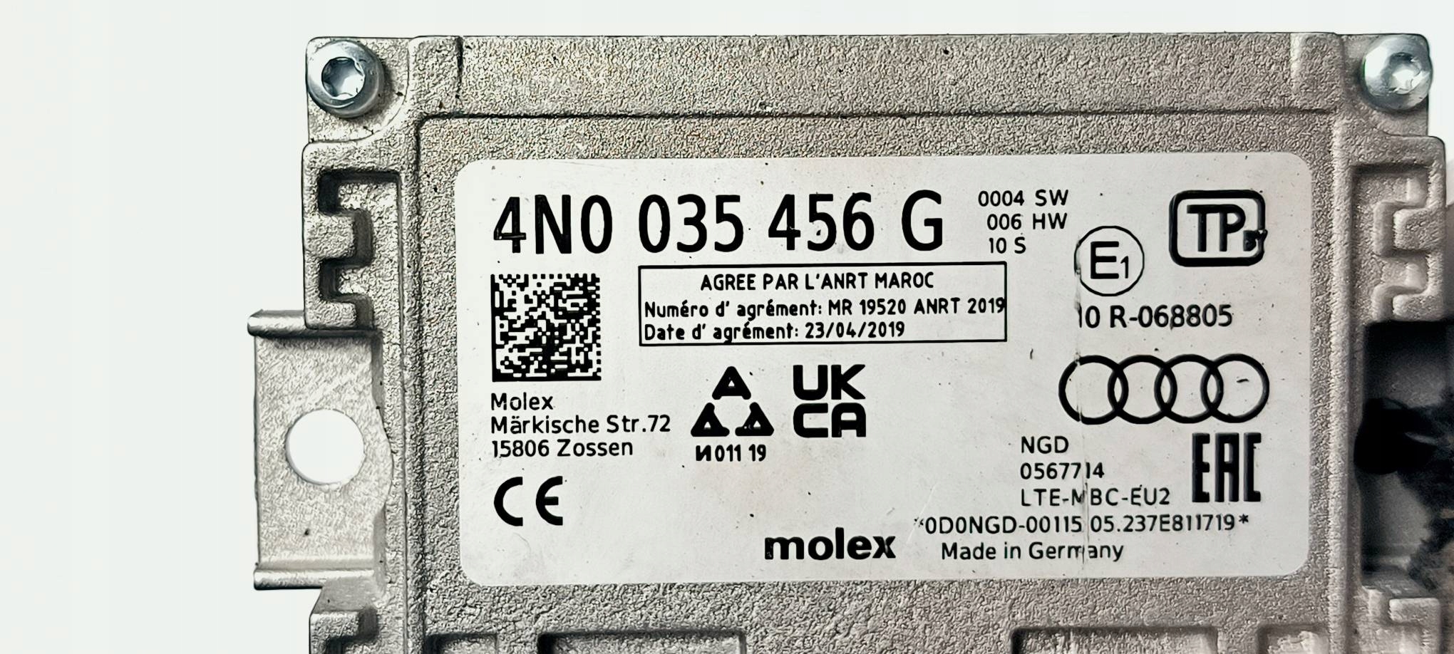 modulo LTE 4N0035456G AUDI A4 B9 QUATTRO