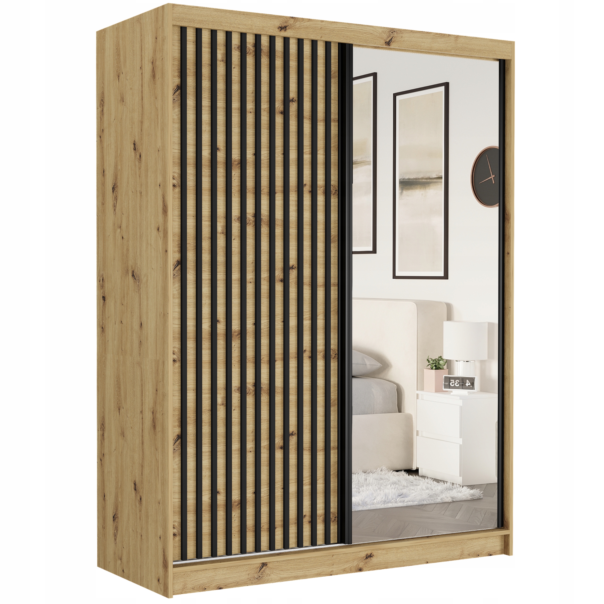 Шкаф-купе Rivano VII 150 см с зеркалом