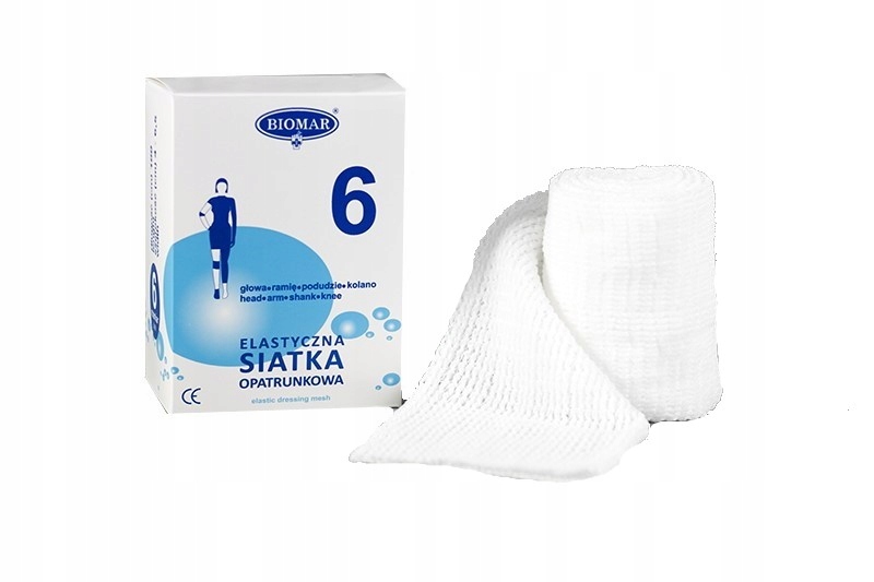 

Siatka elastyczna opatrunkowa nr6 głowa 1m