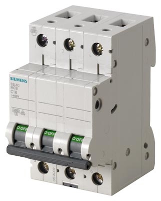 

Wyłącznik nadprądowy 3P B 16A 6kA Ac Siemens