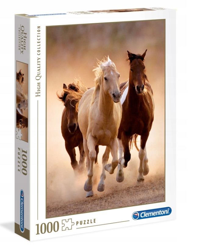 

Clementoni 39168 Puzzle 1000 El. Konie W Galopie
