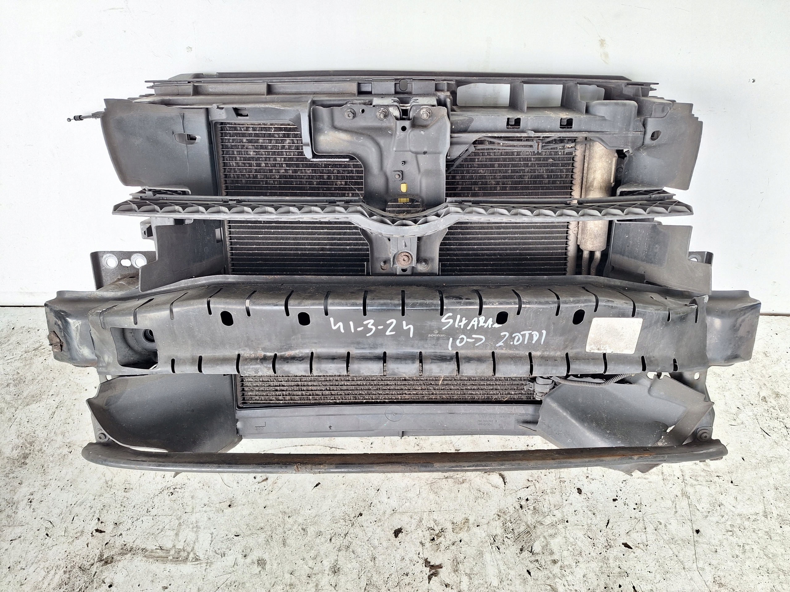 VOLKSWAGEN SHARAN 7N 10-> support panel for radiators 2.0 TDI CFF