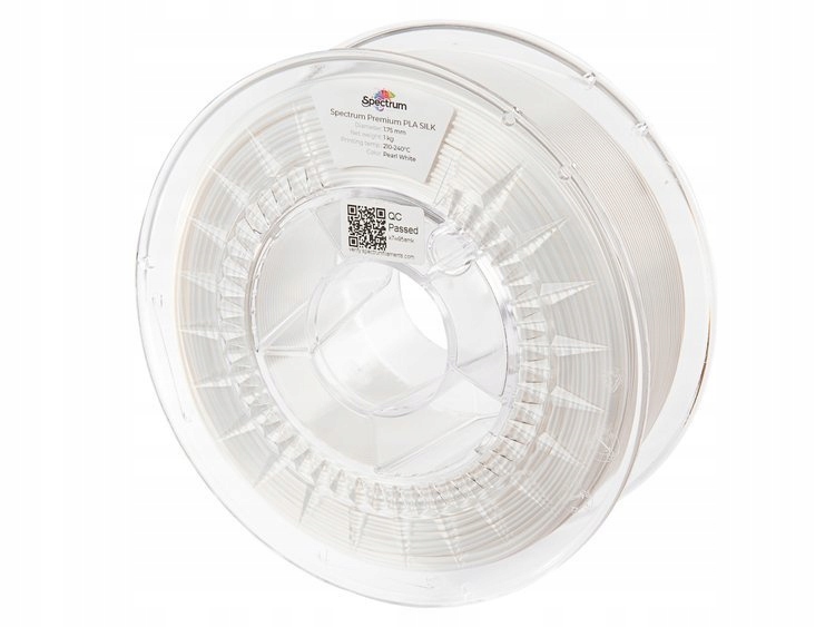 Filament Spectrum Silk Pla 1,75 mm Perleťově bílá 1 kg