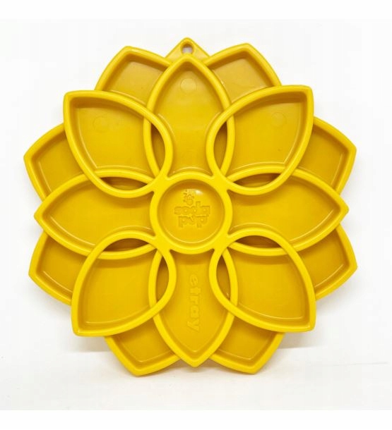 

SodaPup Mandala miska spowalniająca dla psa żółta