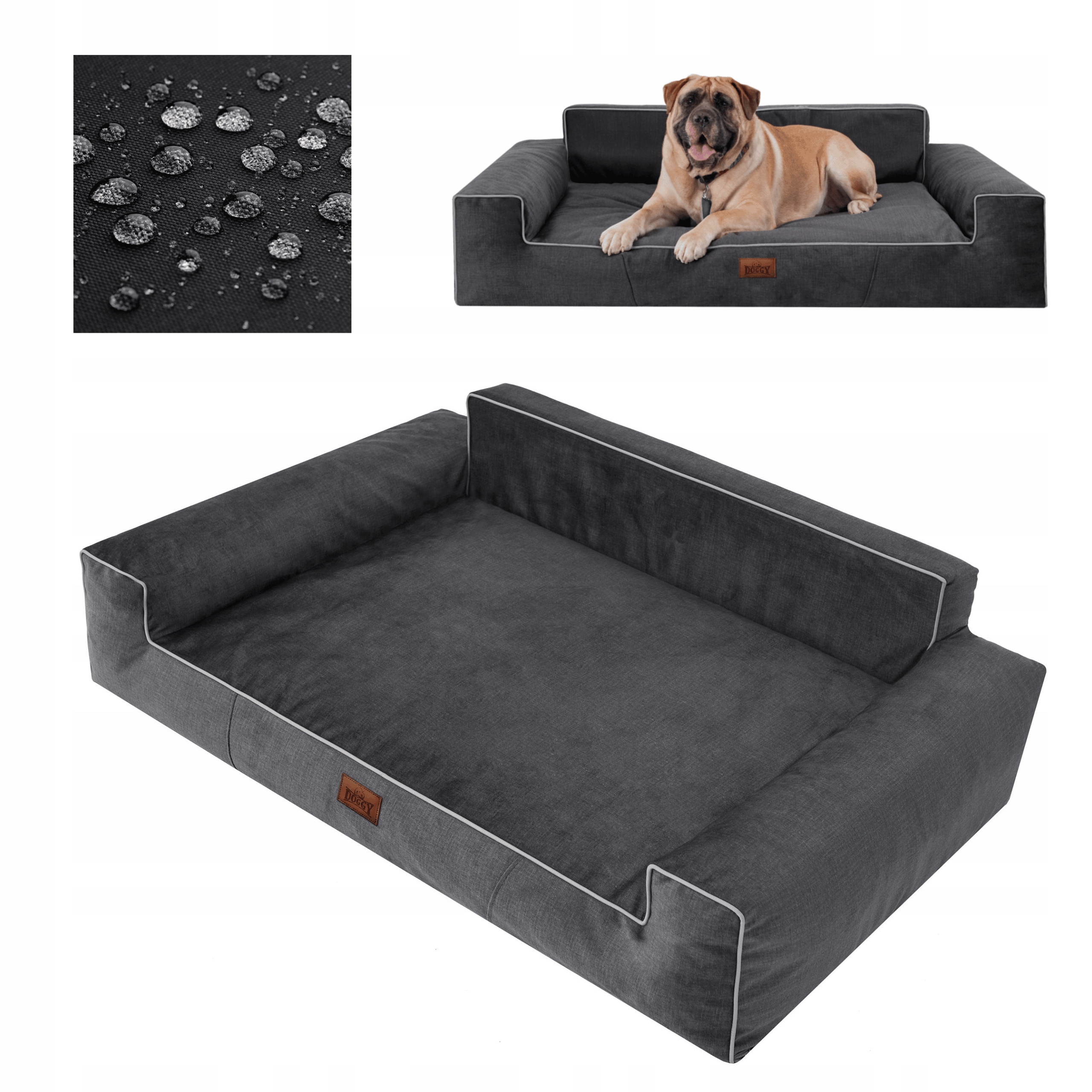 Pelíšek pro psa, voděodolná matrace potah kotec pro psa XXL 116x78 cm