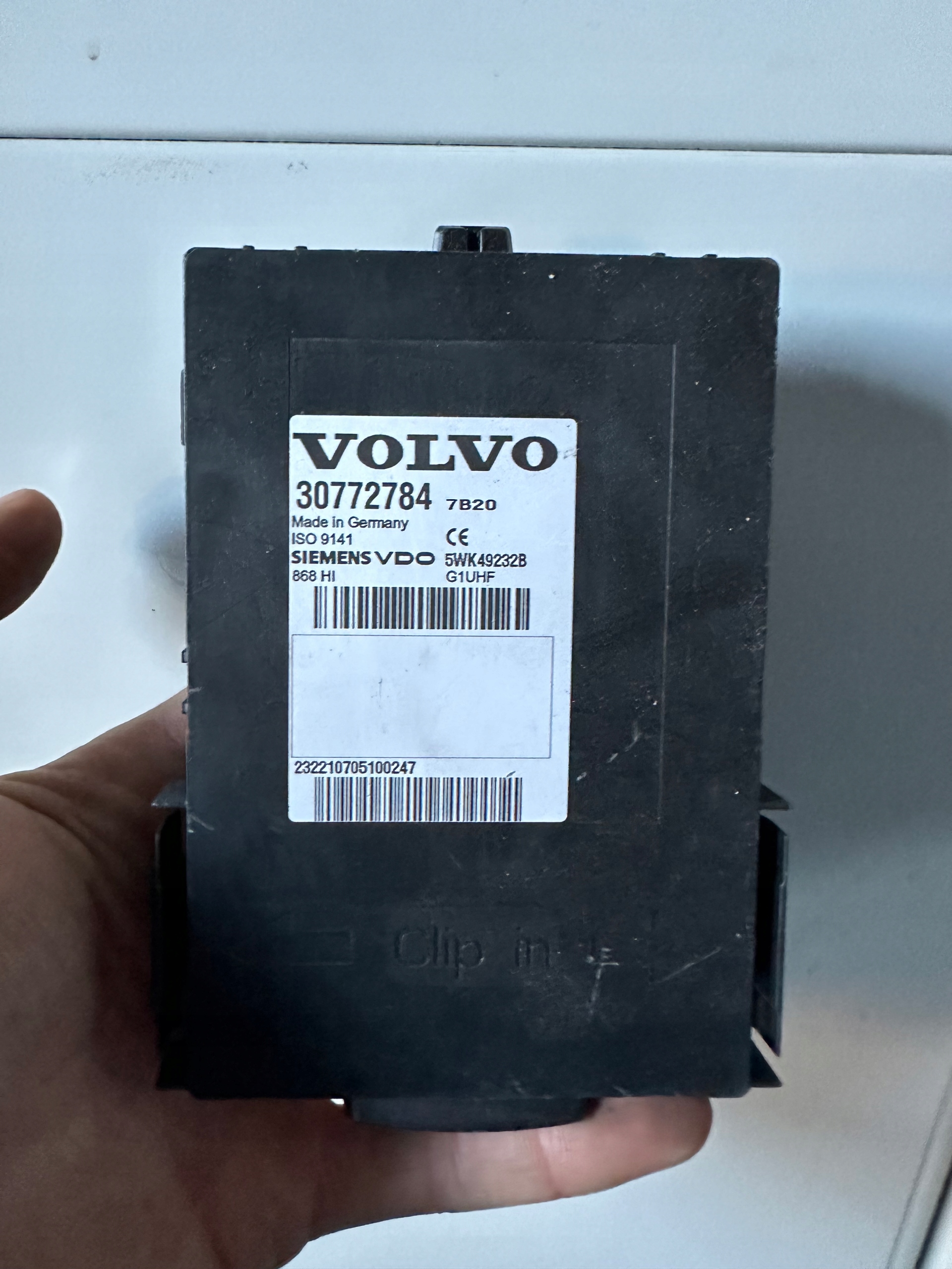 VOLVO XC60 S80 V70 S60 V60 Module de la serrure