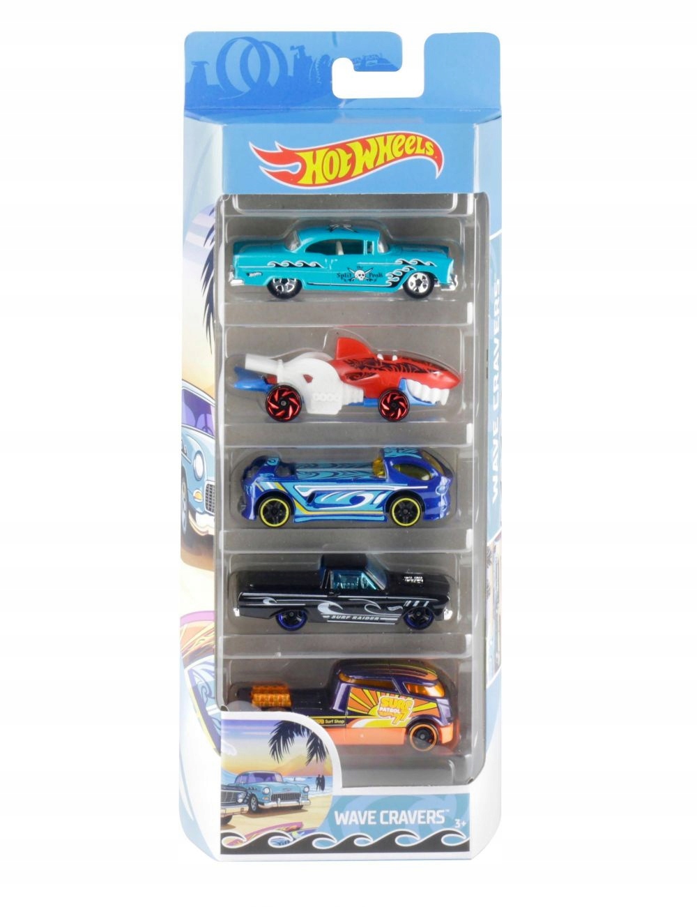 HOT WHEELS / PIĘCIOPAK / ZESTAW 5 AUT / FYL21
