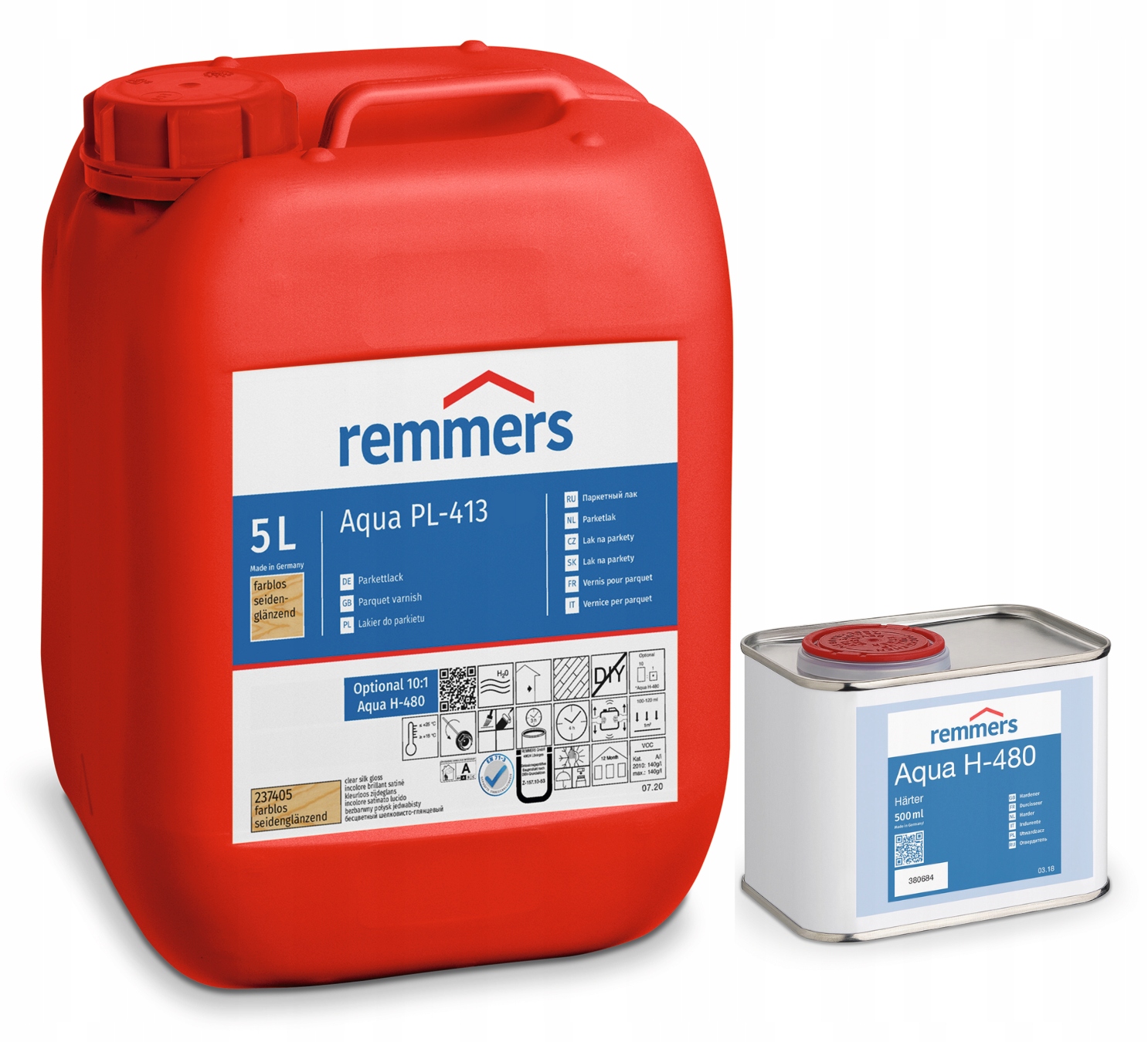 

Remmers PL-413/30 Lakier podłóg,parkietu 5L +H-480