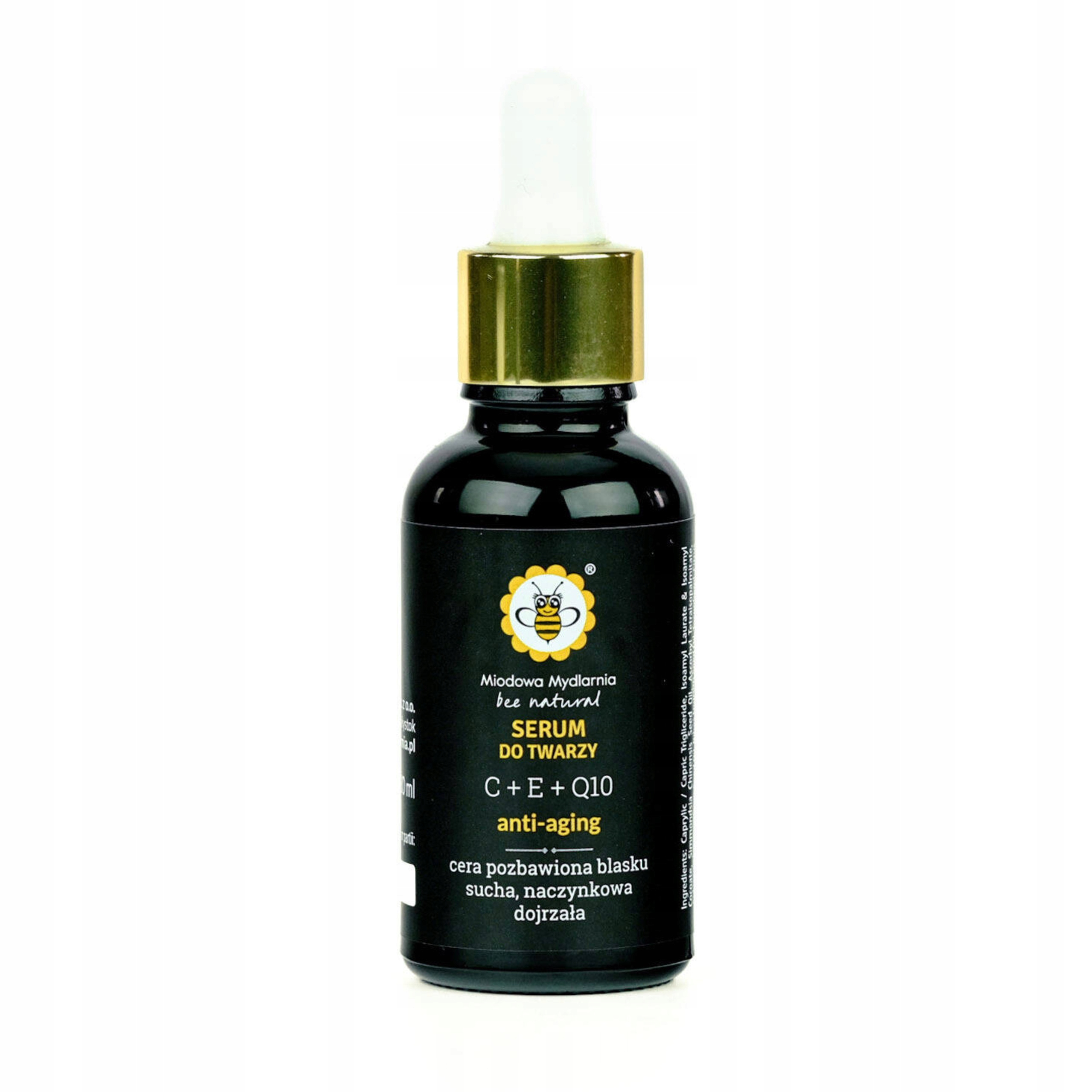 Miodowa Mydlarnia – sérum na obličej C+E+Q10 30 ml