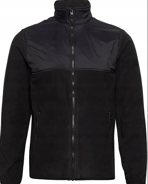 Jack&jones Fleecová Mikina Pánský Černý S Dlouhým Rukávem Na Zip Xs K1F