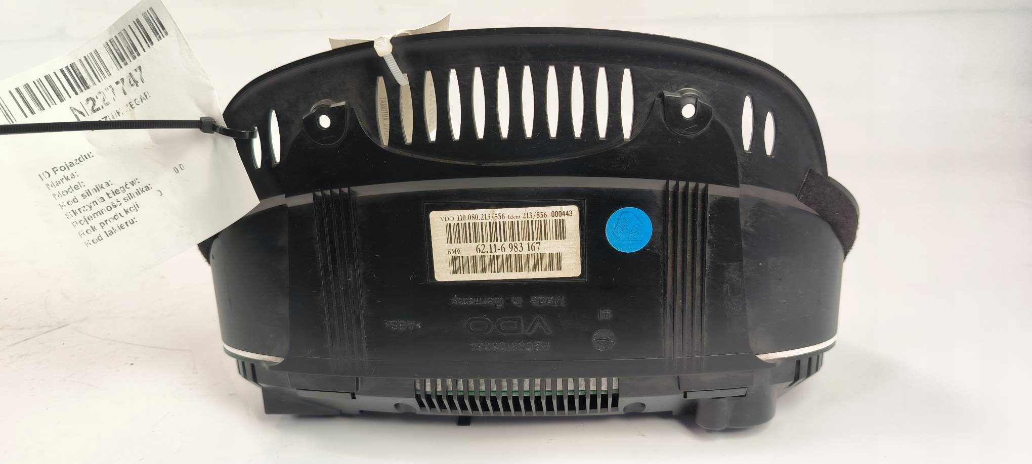 dials clock 62.11-6983167 BMW SERIA 6
