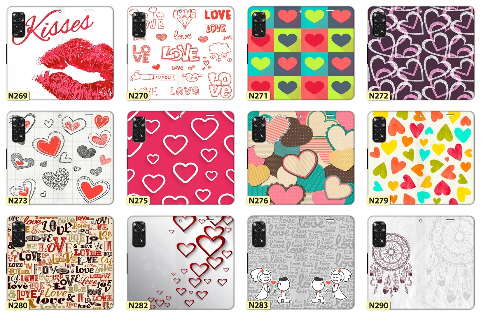 Etui Portfel FOTO Case OBUDOWA SZKŁO 9H do Xiaomi Redmi Note 11 /Note 11S Materiał skóra ekologiczna