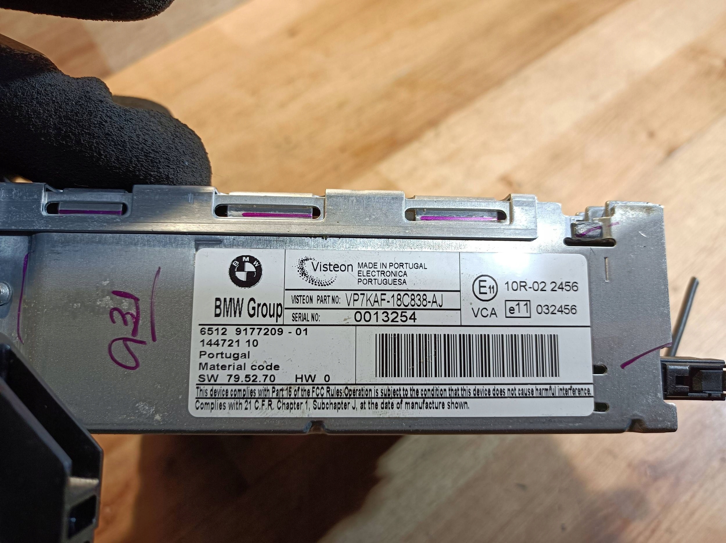 Stacja multimedialna radio BMW 1 E81 E87 9177209