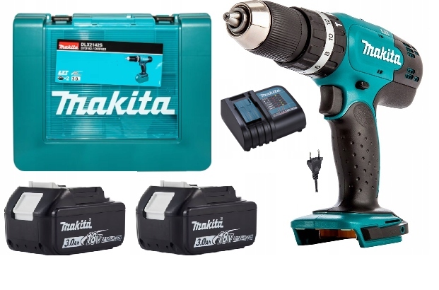 Wkrętarka Makita 18 V DHP453 2 X Akumulator 3 Ah Ładowarka