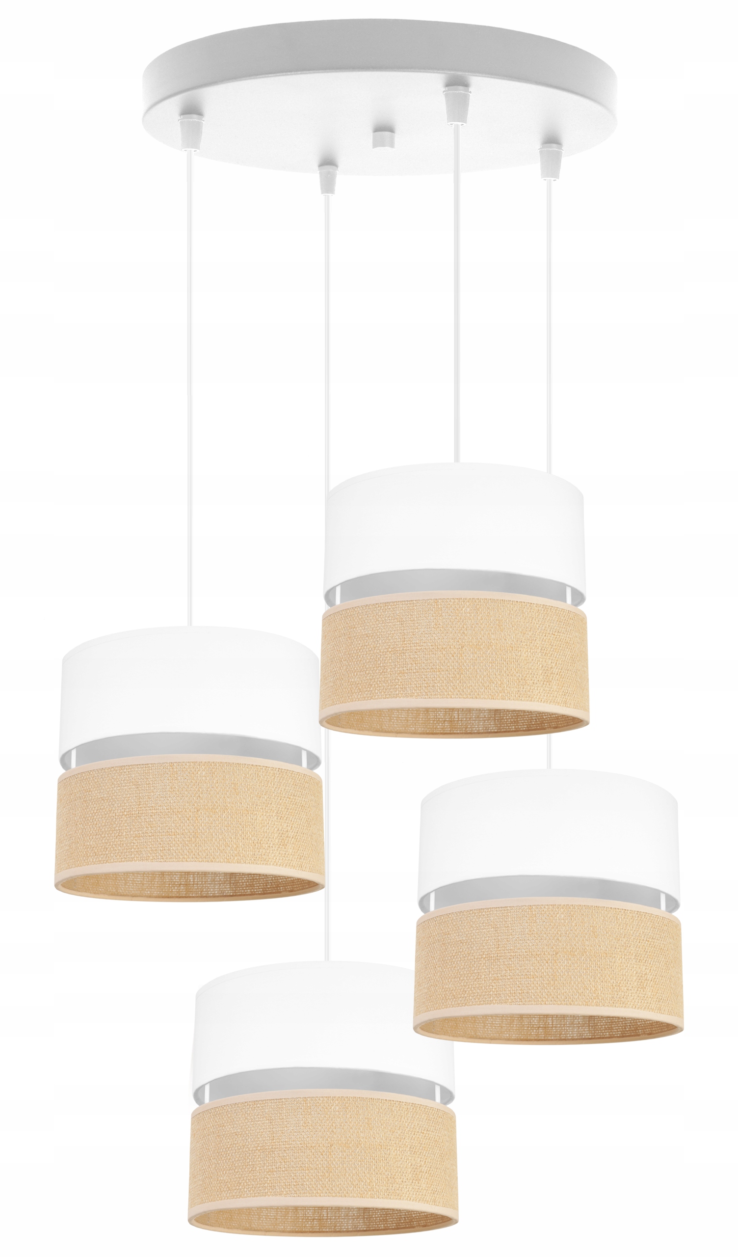Závěsná Lampa Stropní Lustr Stropní Svítidlo Stínidlo Boho Juta 20 CM Do Obývacího Pokoje