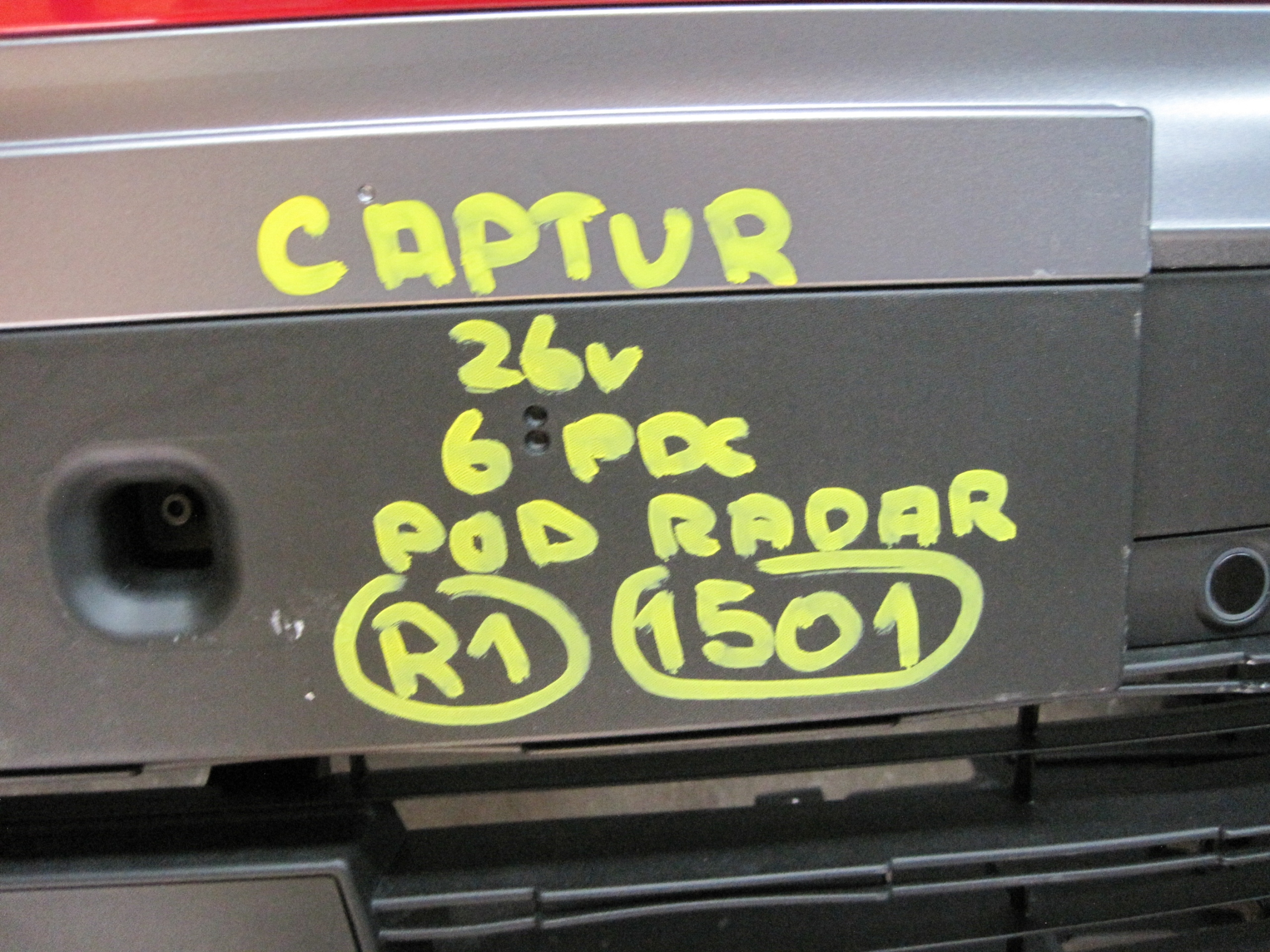 bumper RENAULT CAPTUR II LIFT 6 PDC front front
