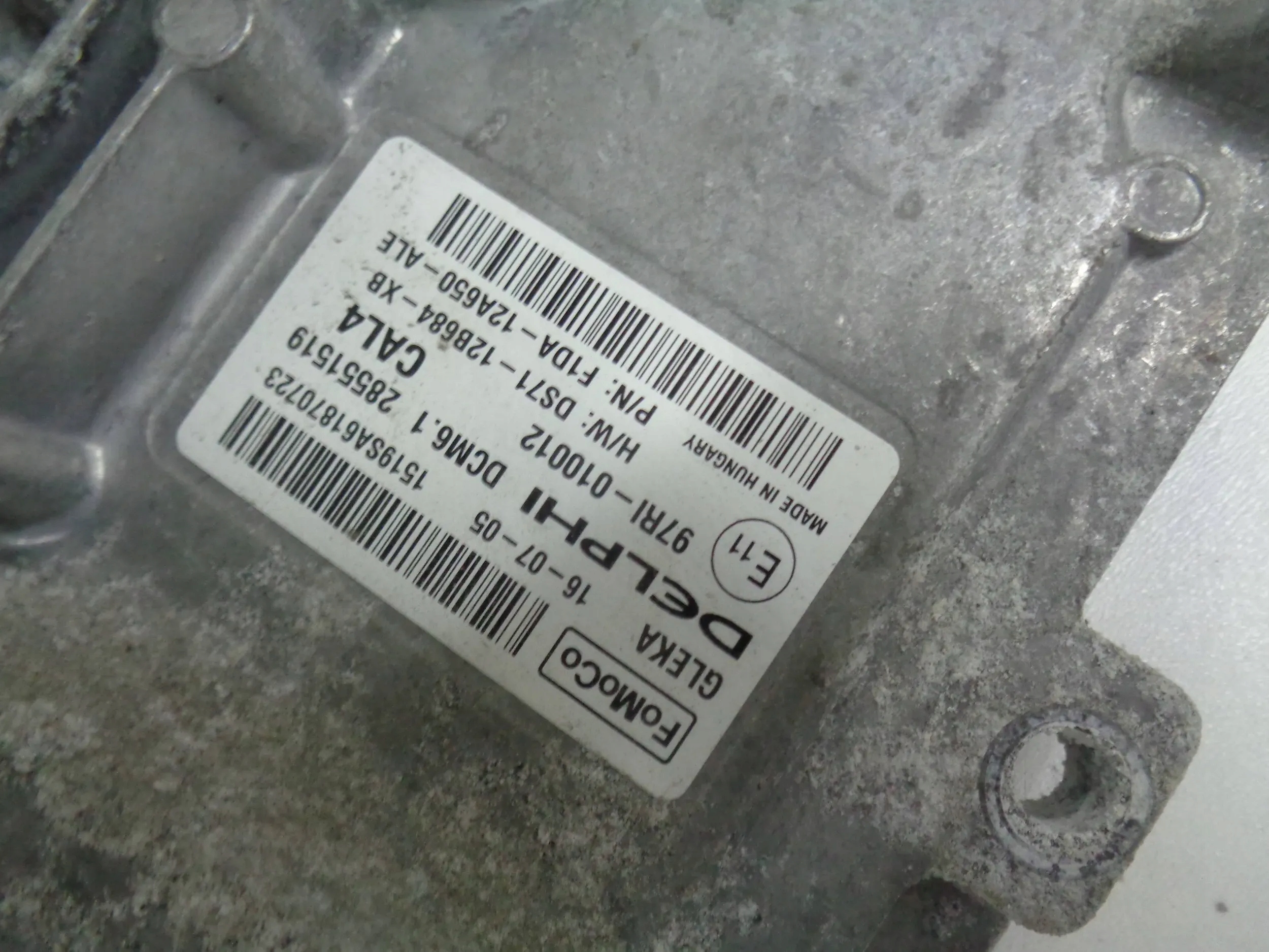 FORD C-MAX KUGA II 16R 2.0D COMPUTER CONTROL UNIT OF THE ENGINE DS71-12B684-XB