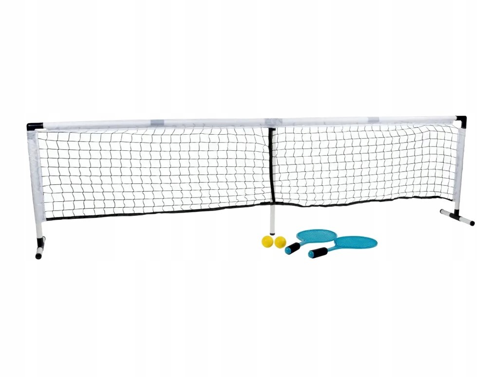 Zestaw do tenisa ziemnego ogrodowy Siatka Rakietki Piłki 143897 Scatch