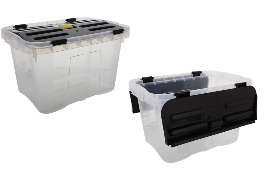 

Duże Pudło Plastikowe Z Pokrywą Na Zabawki Klocki