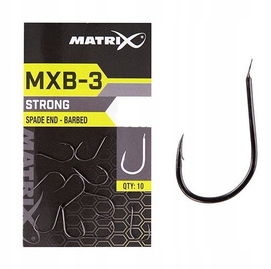 

Haczyk Matrix Eyed MXB-3 Barbed, rozm.12 (10szt.)