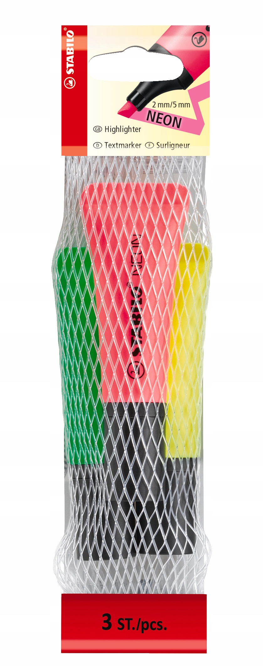 

Zakreślacze Stabilo Boss Neon komplet 3 szt tubki