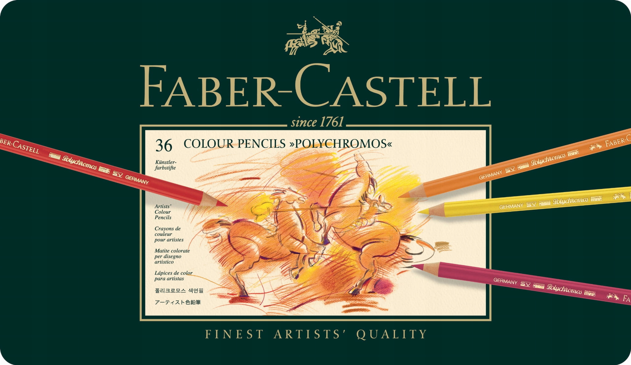 

Polychromos kredki metal Faber-Castlle