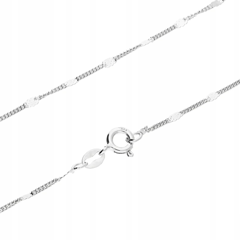 Klasický stříbrný Řetízek s zajímavě zdobenou vazbou Pancíř s plechy, 2 g