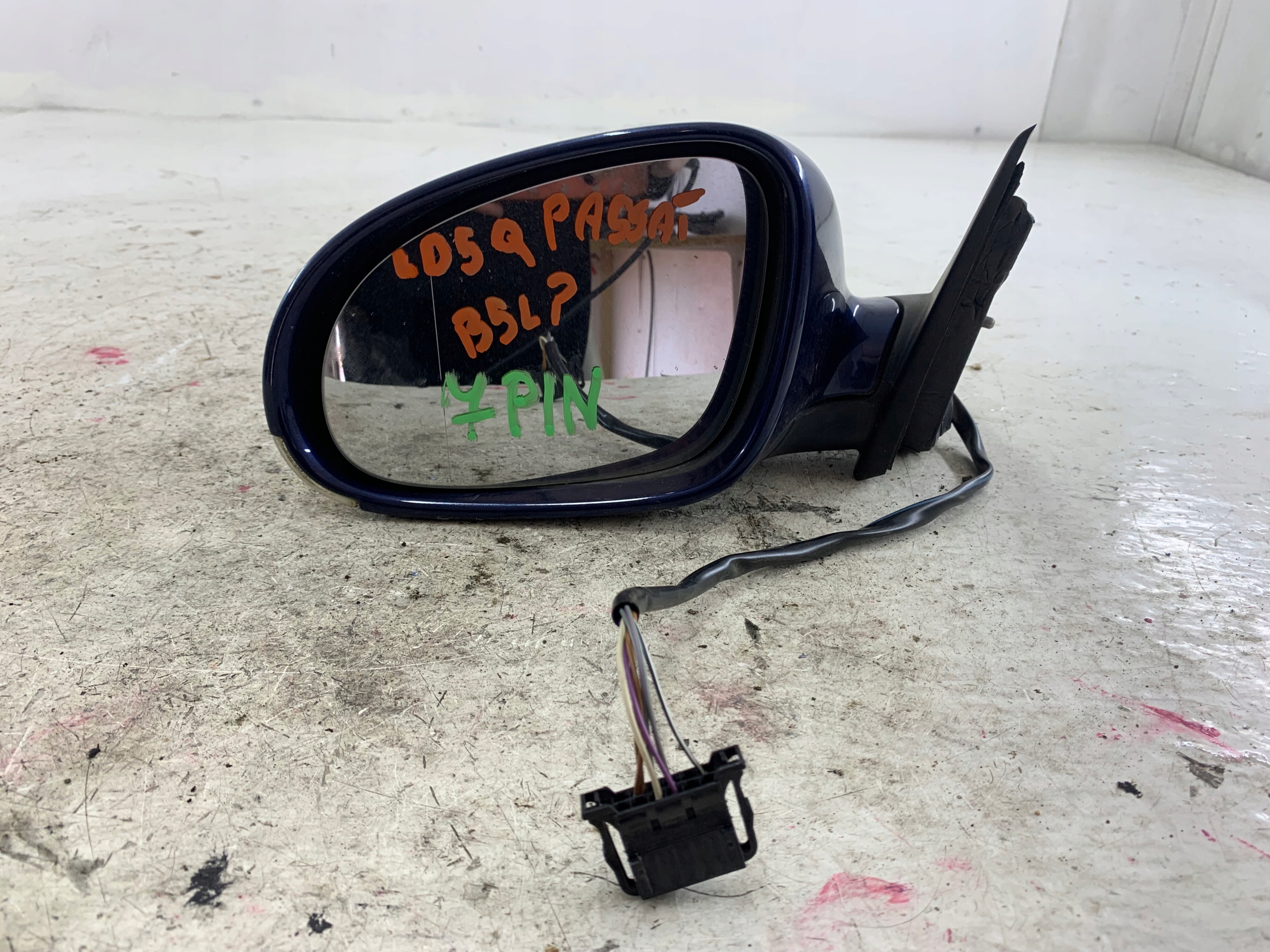 VW PASSAT B5 LIFT mirror left LD5Q 6 PIN OSTATNI year indicator