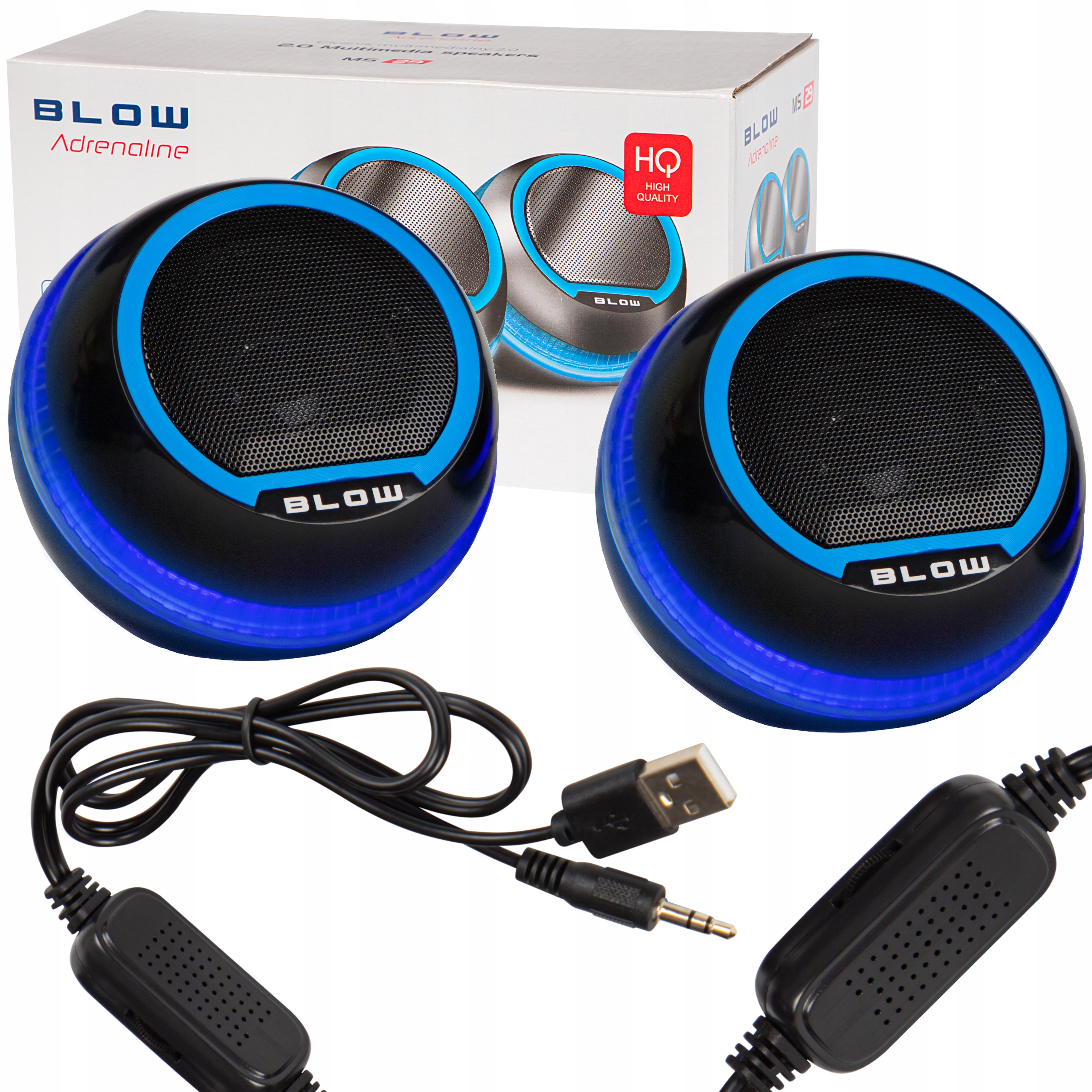 Zestaw głośników 2.0 Blow MS-29 6 W czarny