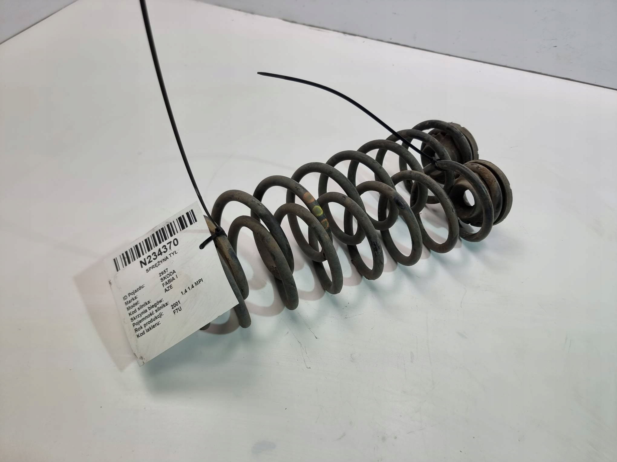 spring rear part SKODA FABIA and