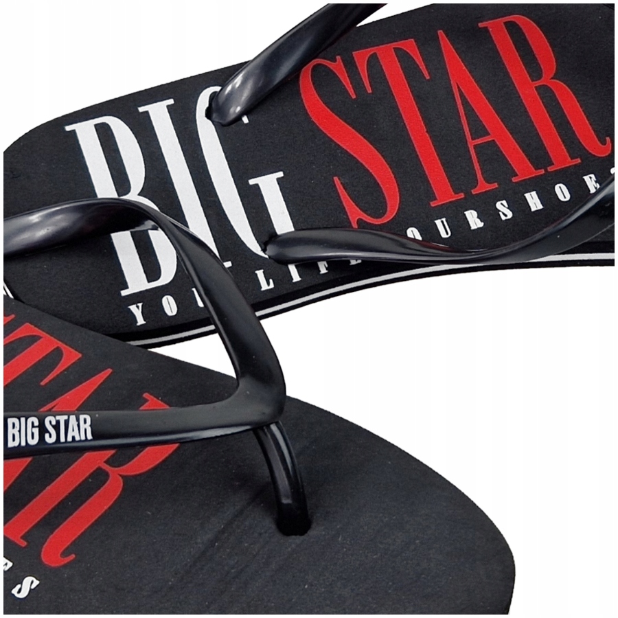 klapki damskie japonki BIG STAR czarne LL274810 41 Model LL274810