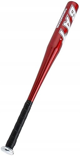 Kij Baseballowy Aluminiowy 25 Cali 64 cm czerwony