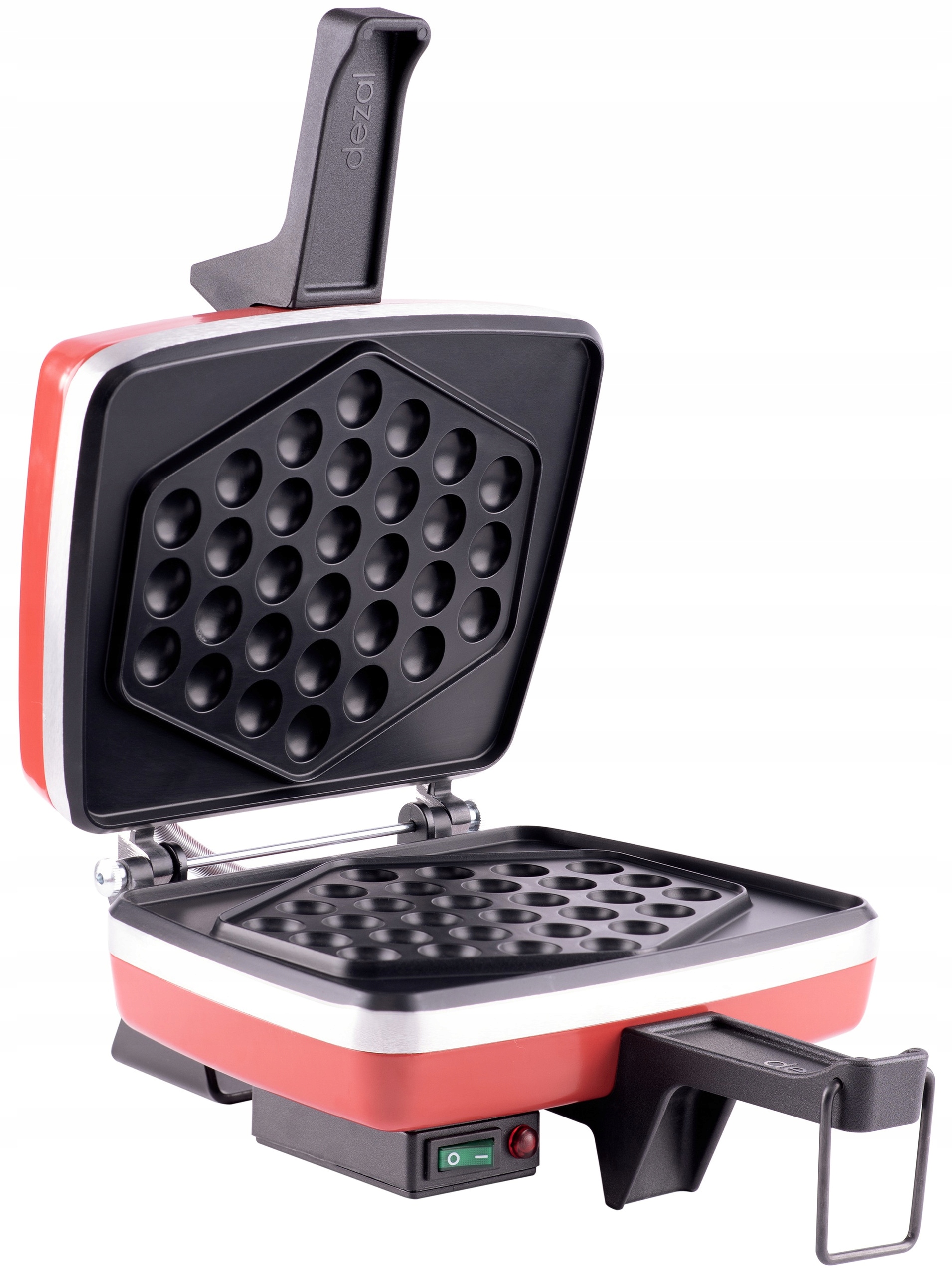 Gofrownica DEZAL Bąbel Mini Czerwony