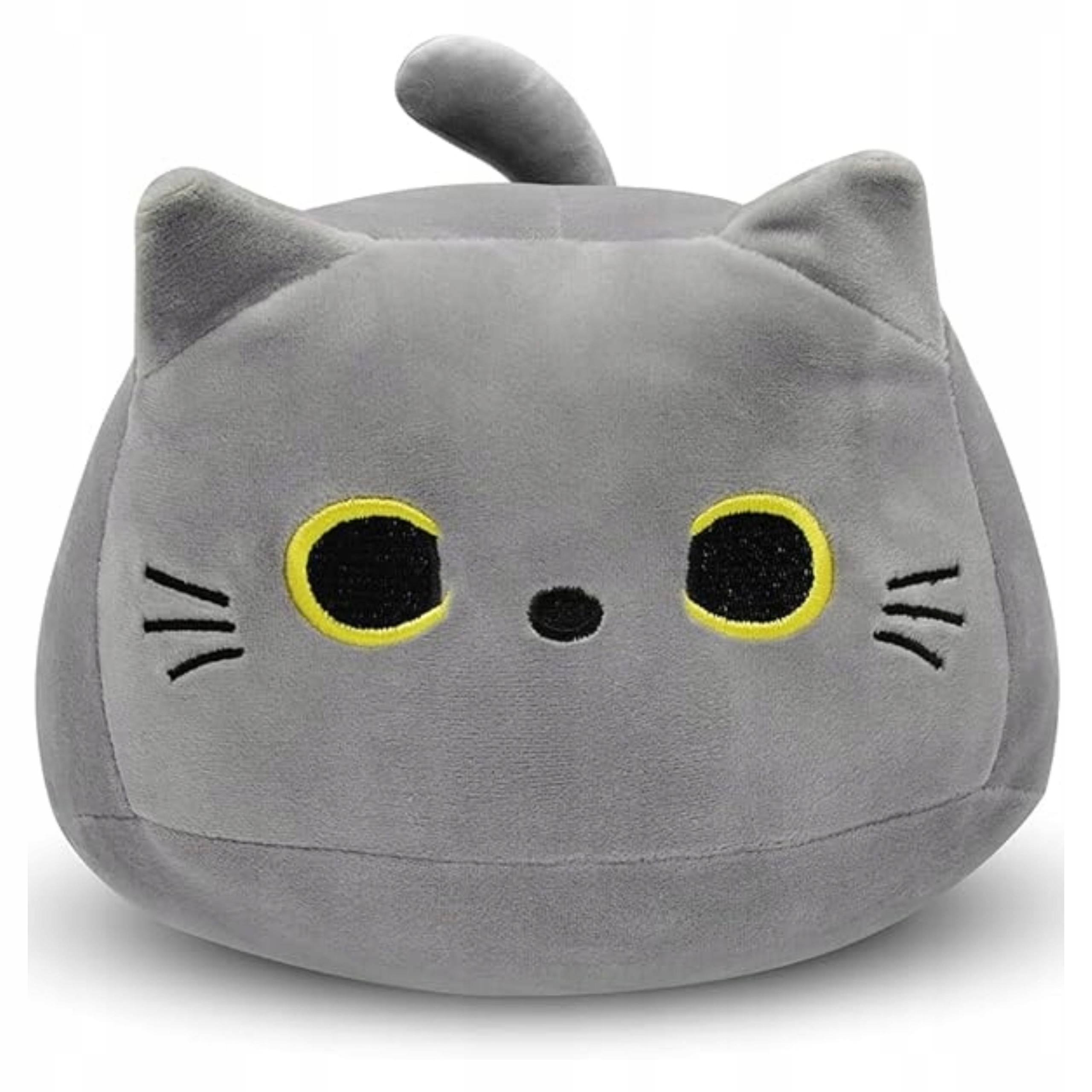 Okrągły kotek poduszka maskotka RegMag L 35 cm