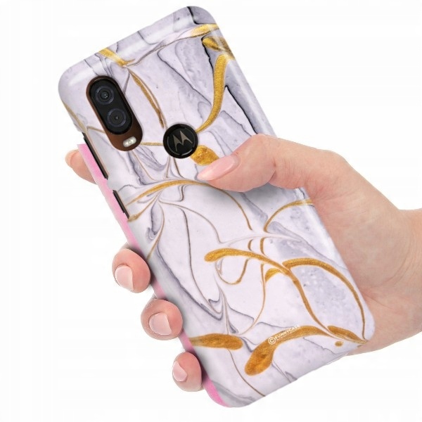 

Etui do Motorola One Vision Marmurki Marble