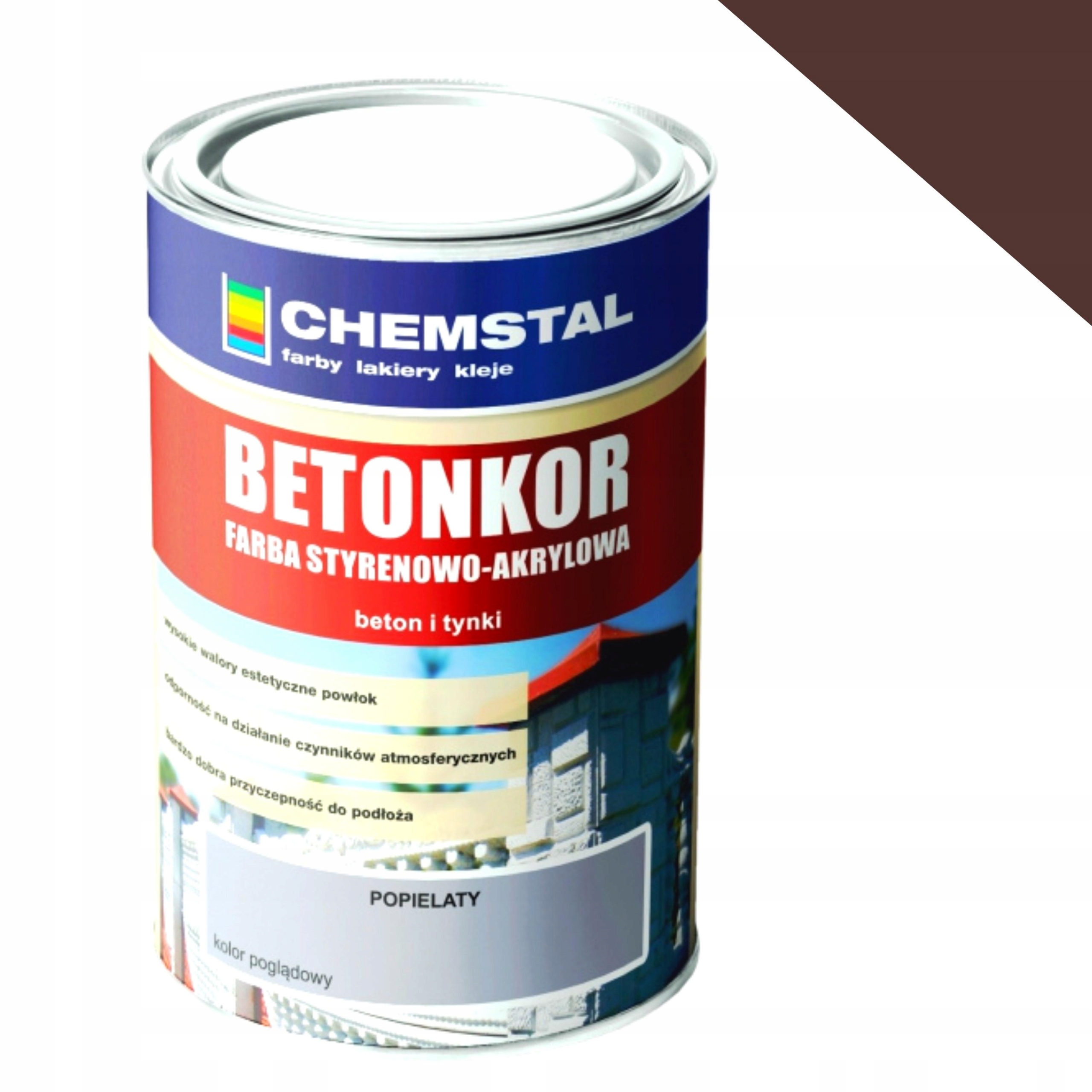 

Chemstal farba do betonu posadzki Brązowa 10L