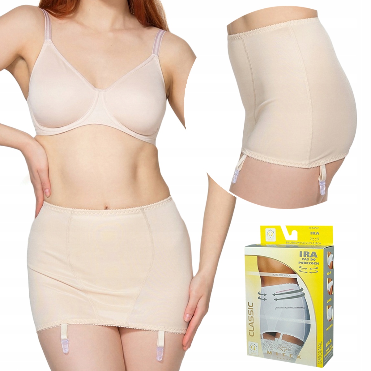 Modelovací zeštíhlující pás na punčochy Mitex Ira 116