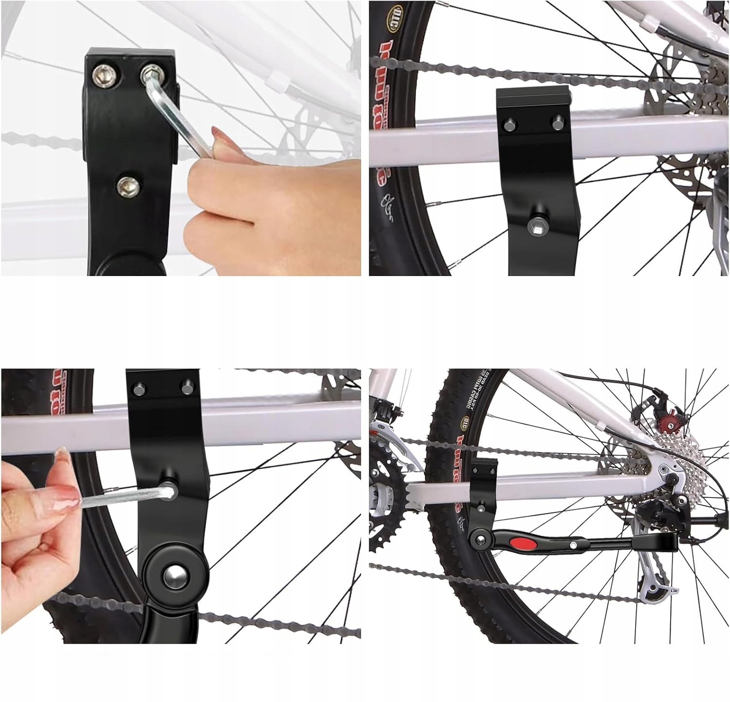 Podpórka Roweru Aluminium Stopka do Rowerów Górskich Szosowych Sportowych Model STOPKA TYLNA