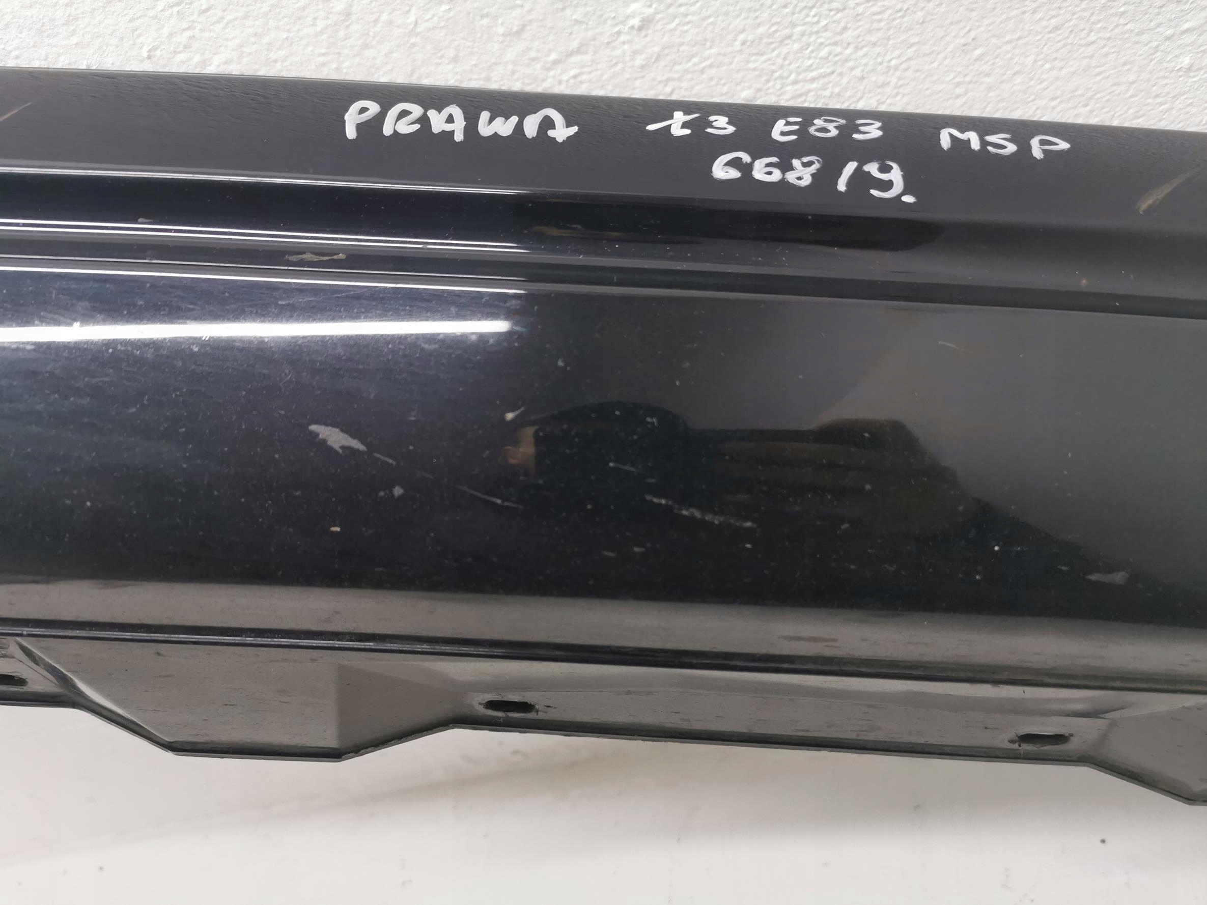 moulding threshold right MSP BMW X3 E83 LCI 668/9