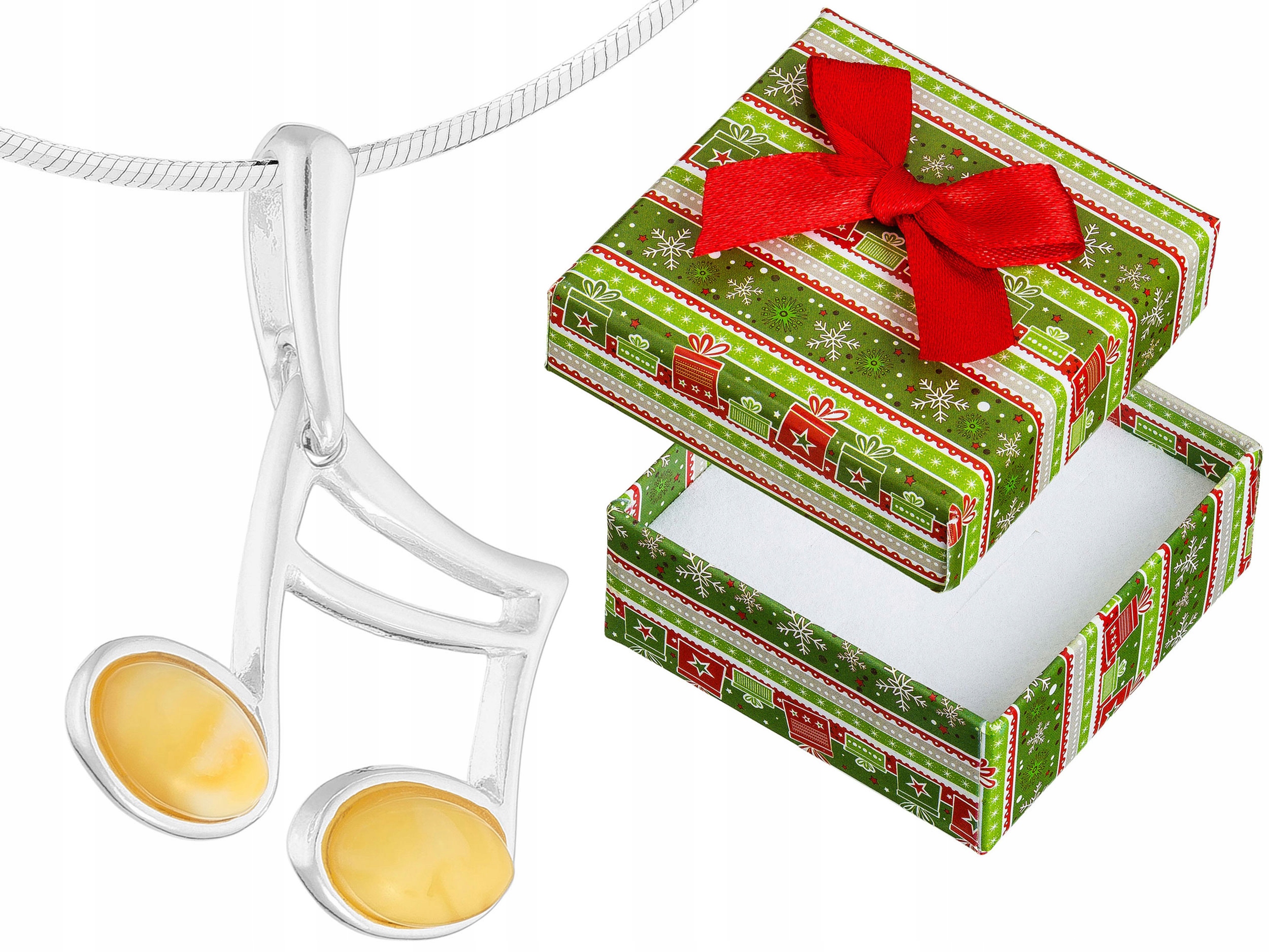 Dlouhý stříbrný náhrdelník s mléčným jantarem Nutka Šestnáctka 90 cm