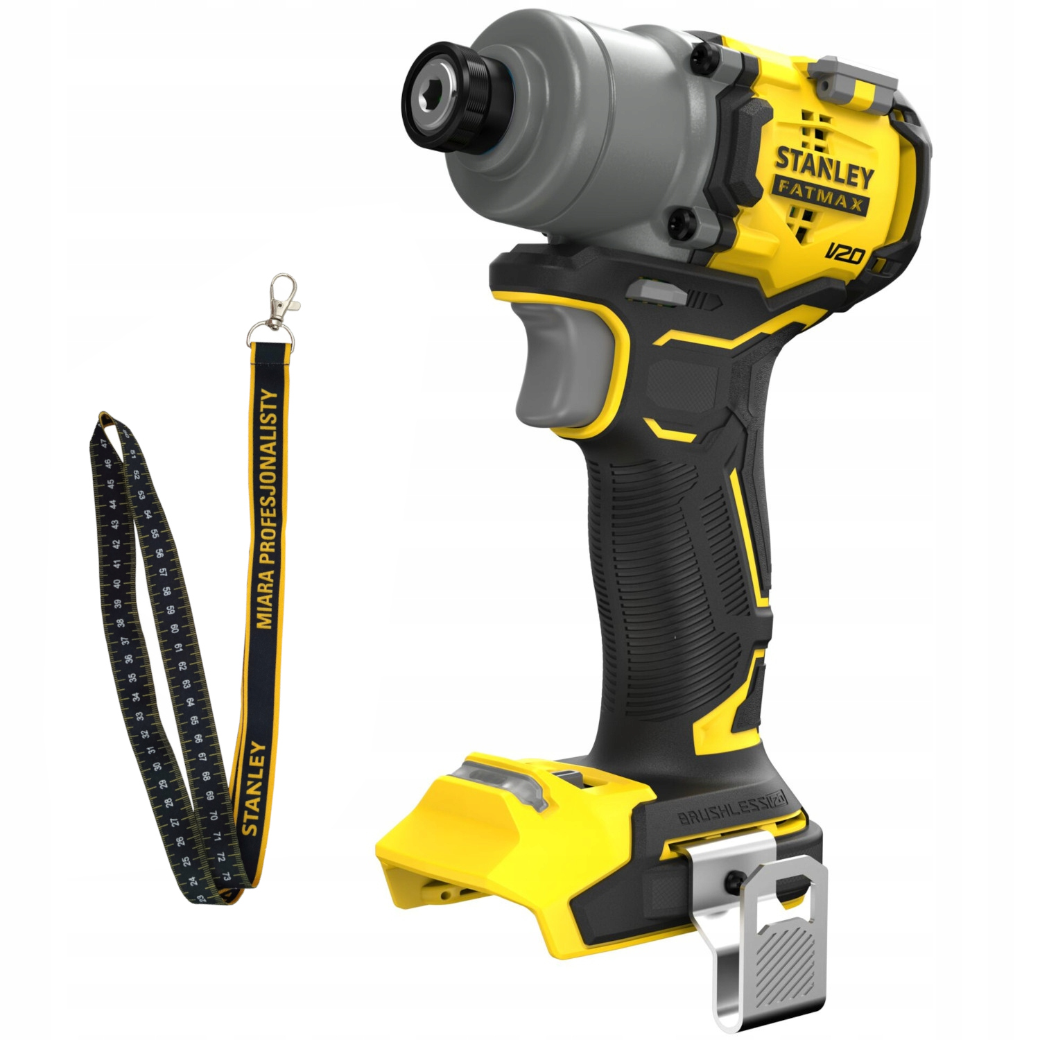 Zakrętarka udarowa bezszczotkowa 18V V20 body Stanley SFMCF830B smyczka