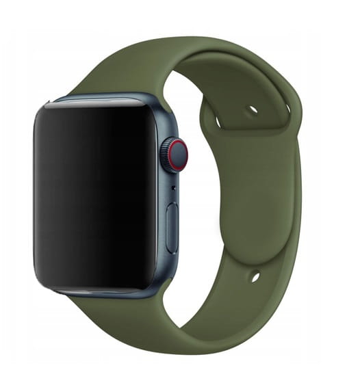PASEK SILIKONOWY DO IWATCH 42/44/45mm|KHAKI GREEN