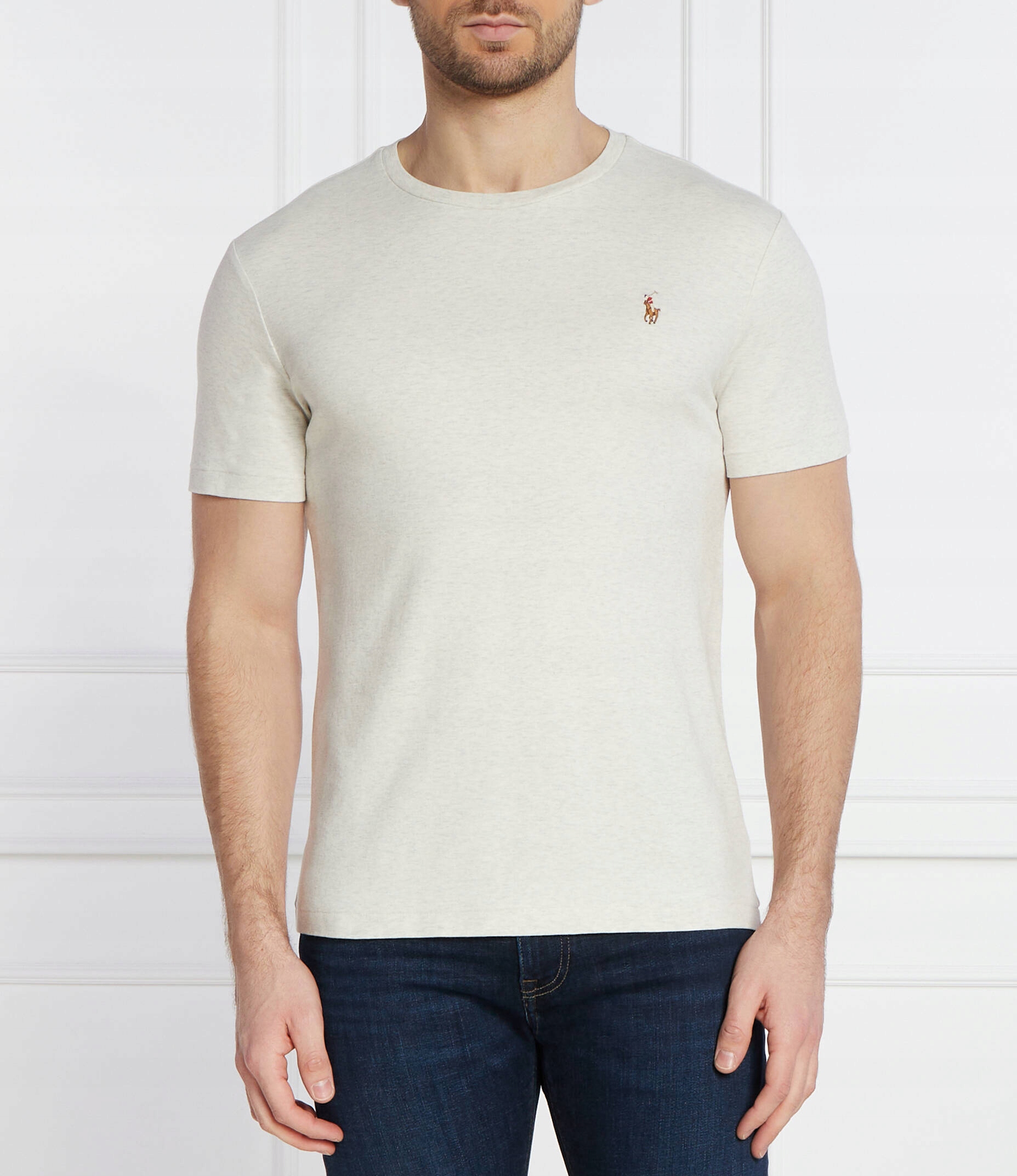 Polo Ralph Lauren tričko s kulatým výstřihem bílá velikost XXL