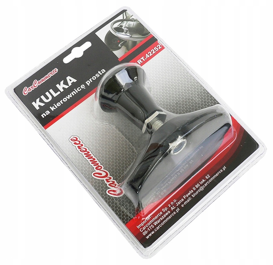 

Gałka Na Kierownicę Kulka Czarna